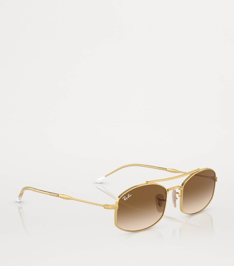 Ray-Ban metal RB3719 sunglasses with double bridge - British product