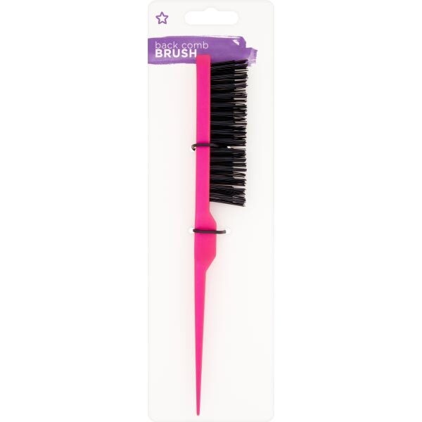 Superdrug Pink Back Comb Brush