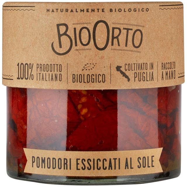 Bio Orto Organic Sundried Tomatoes in Extra Virgin Olive Oil   212g GOODS M&S   