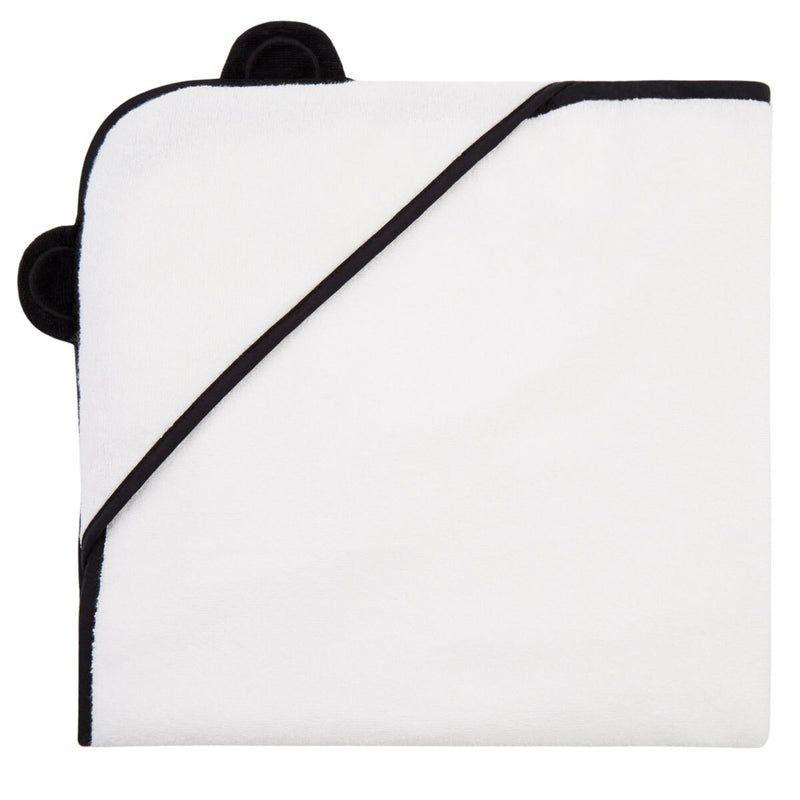 Panda baby towel hooded newborn 75x75 cm - British product