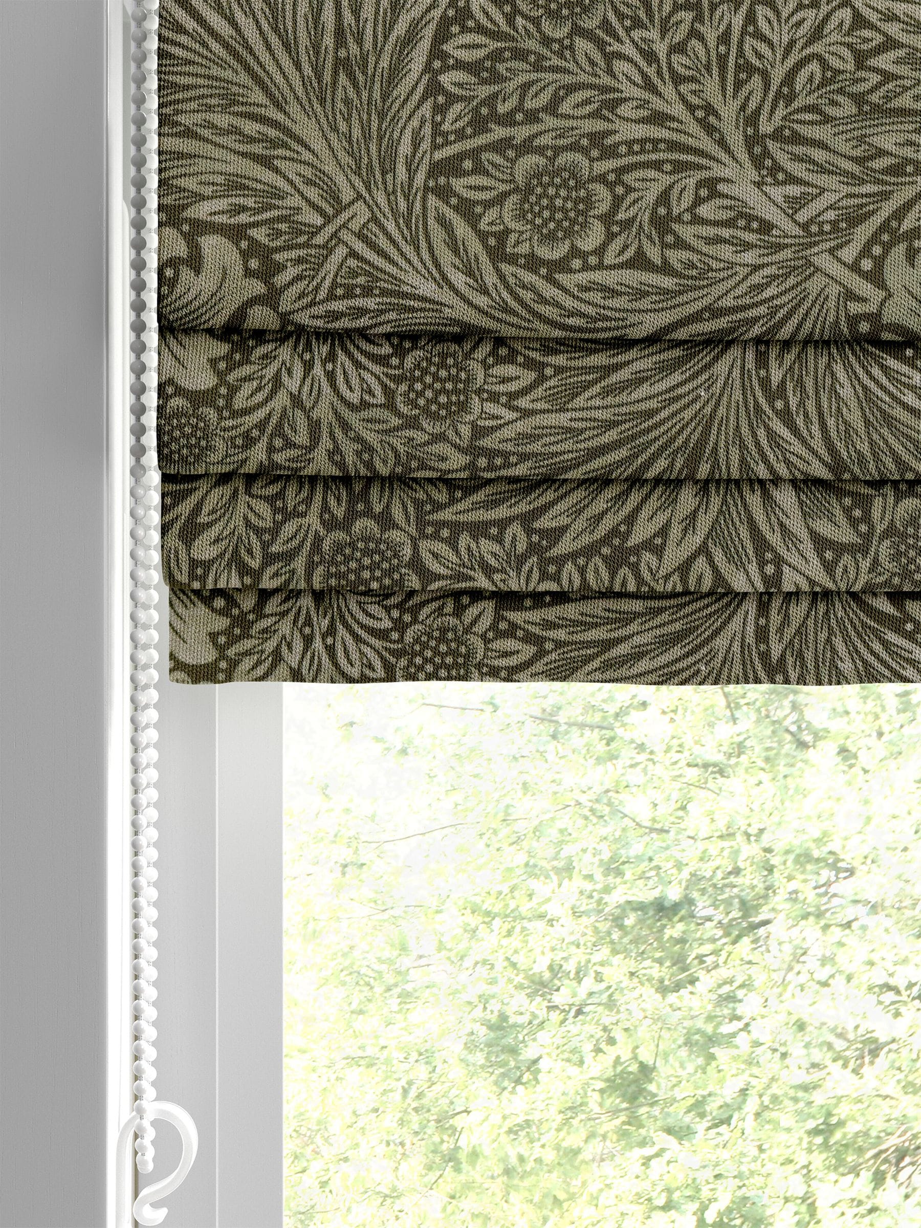 William Morris At Home Green Marigold Velvet Roman blinds (British brand)