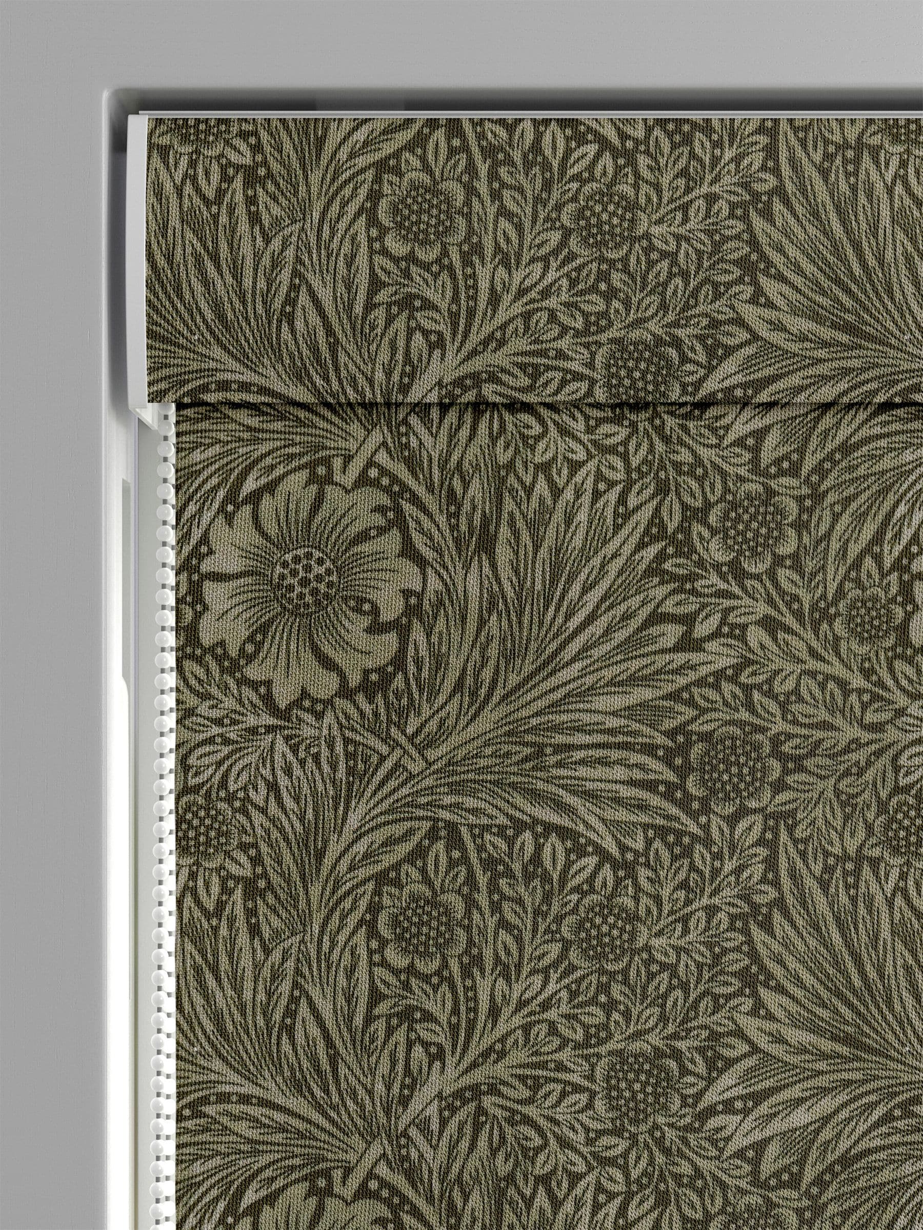 William Morris At Home Green Marigold Velvet Roman blinds (British brand)