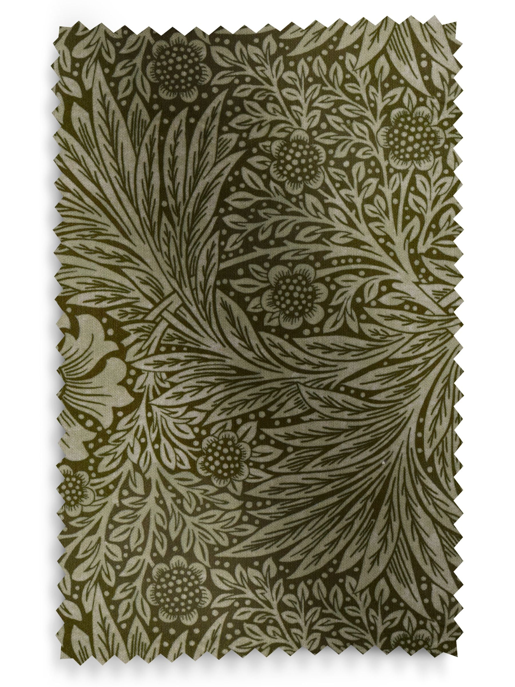 William Morris At Home Green Marigold Velvet Roman blinds (British brand)
