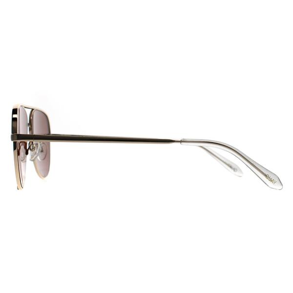 Quay High Key Micro Gold aviator sunglasses, UK version