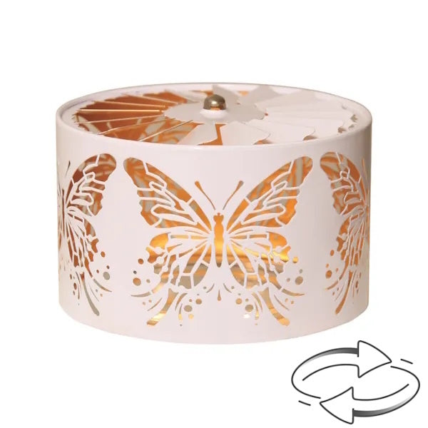 Aroma Candle Carousel Fan Shade 13cm - Butterfly