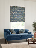 William Morris roman blinds Blue Strawberry Thief pattern, UK version
