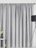 Silver Soho made to measure curtains polycotton blend (British brand)
