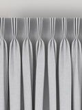 Silver Soho made to measure curtains polycotton blend (British brand)