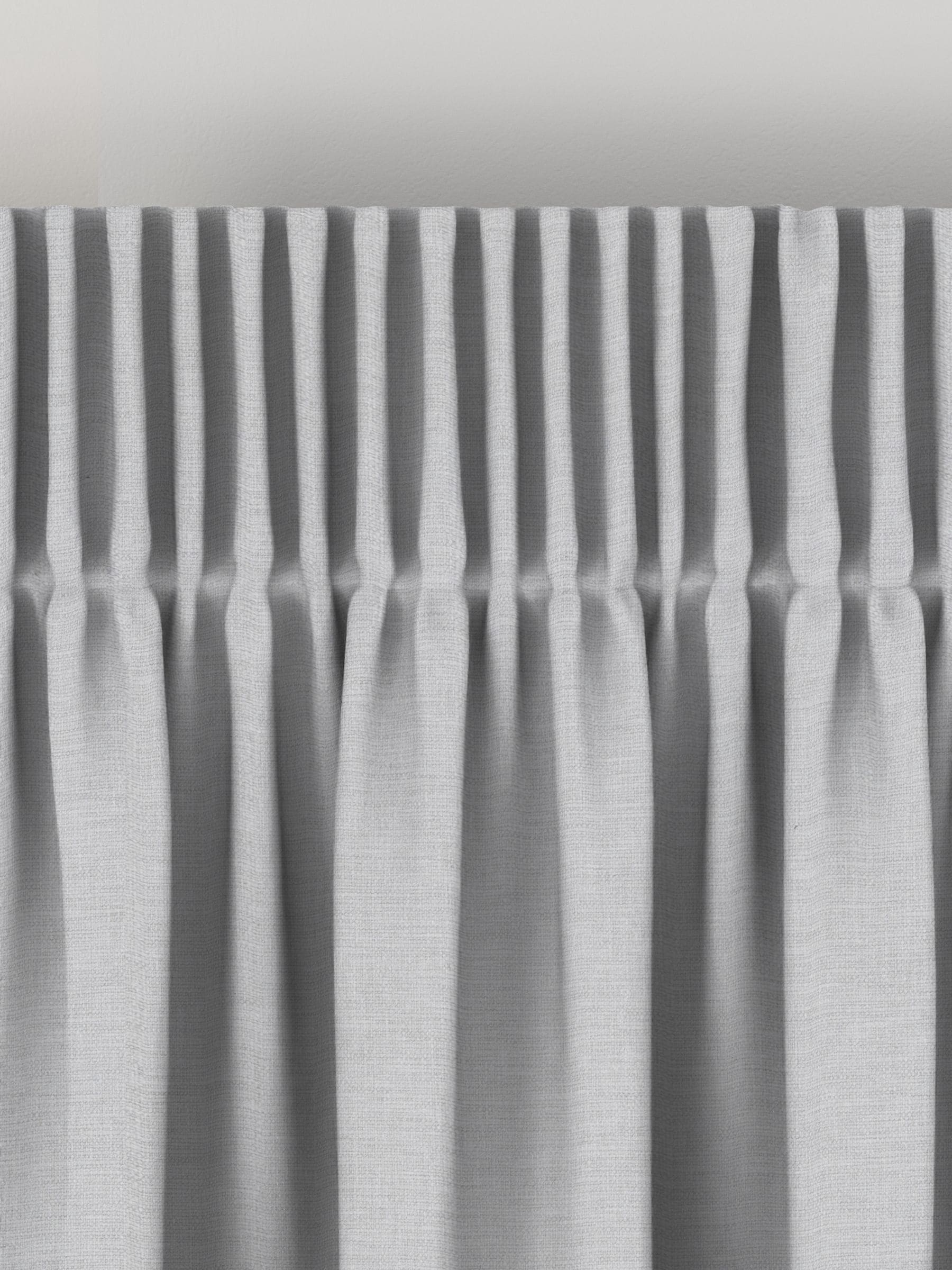 Silver Soho made to measure curtains polycotton blend (British brand)