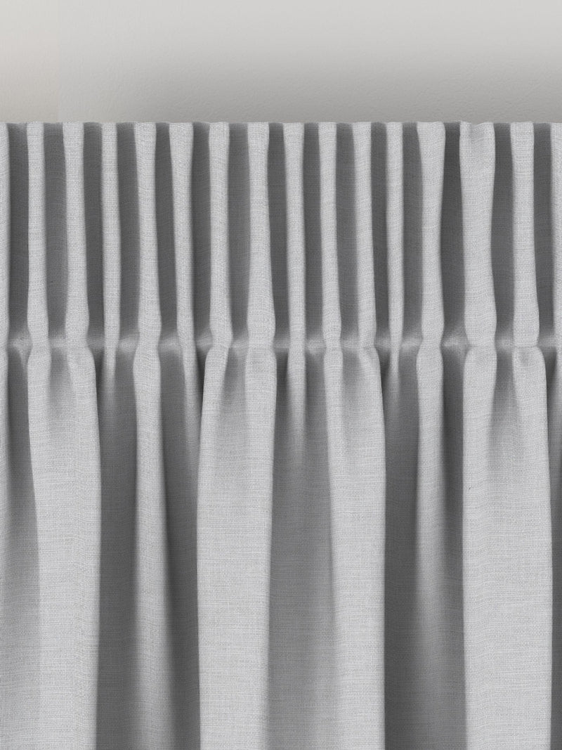 Silver Soho made to measure curtains polycotton blend (British brand)
