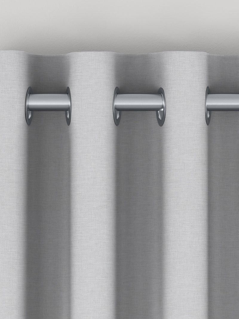 Silver Soho made to measure curtains polycotton blend (British brand)