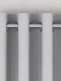 Silver Soho made to measure curtains polycotton blend (British brand)