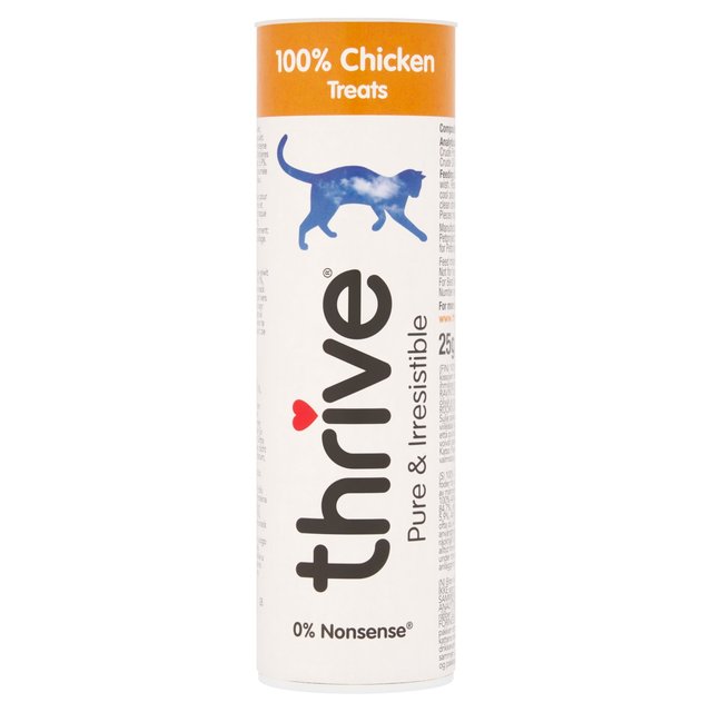 Thrive 100% Chicken Cat Treats   25g