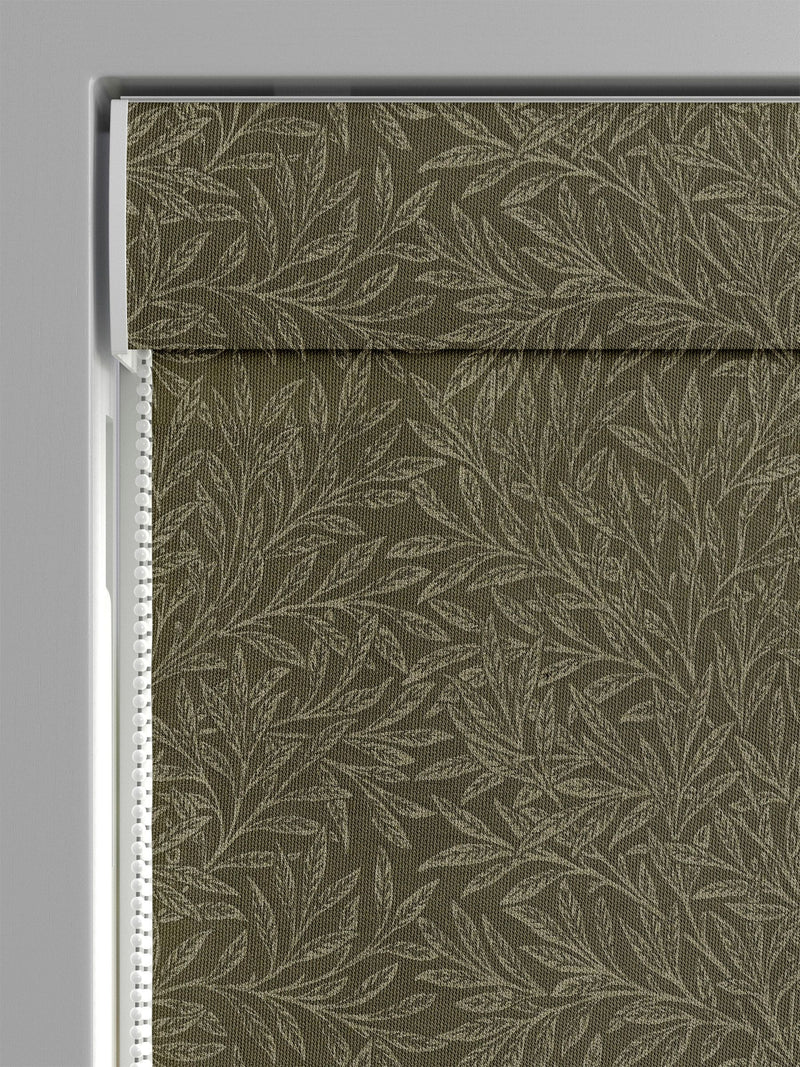 William Morris Green Willow roman blind made to measure, UK version