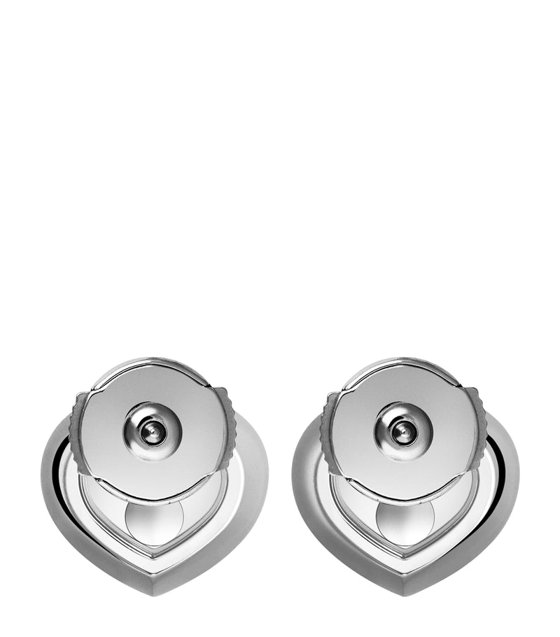 Chopard White Gold and Diamond Happy Diamonds Icons Earrings - British product