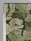 William Morris Green Acanthus made to measure Roman blinds, UK version