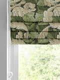 William Morris Green Acanthus made to measure Roman blinds, UK version