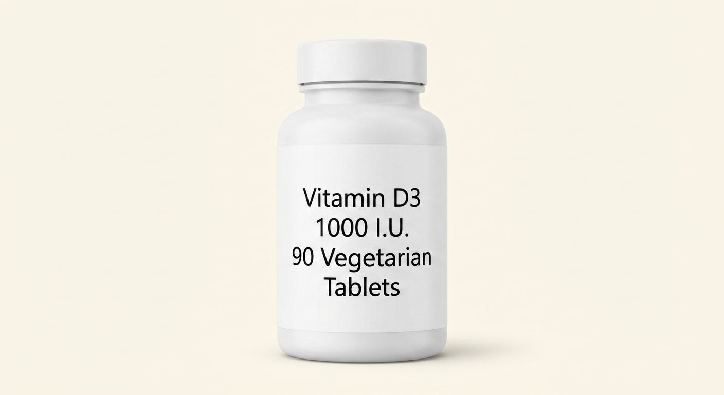Holland & Barrett Vitamin D3 Tablets 1000 IU 90 count, UK version