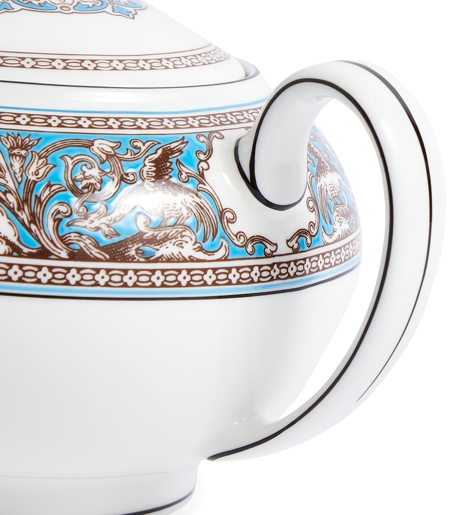 Wedgwood Florentine Turquoise Teapot 800ml (British brand)