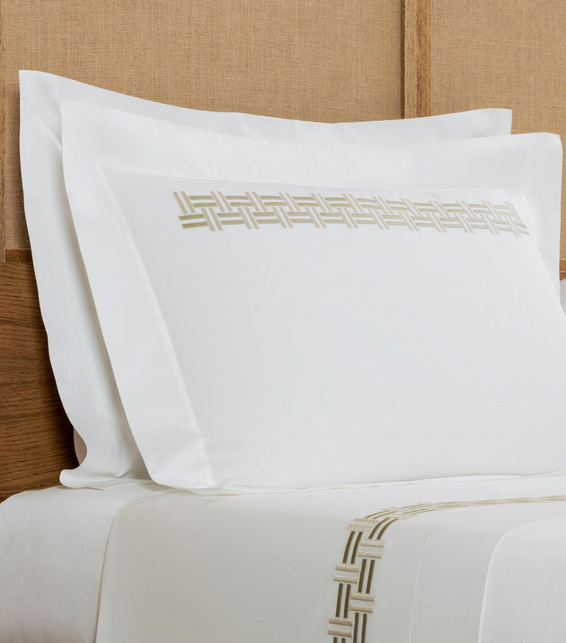 Frette Basket Weave Oxford Pillow Sham 50cm x 70cm - British product