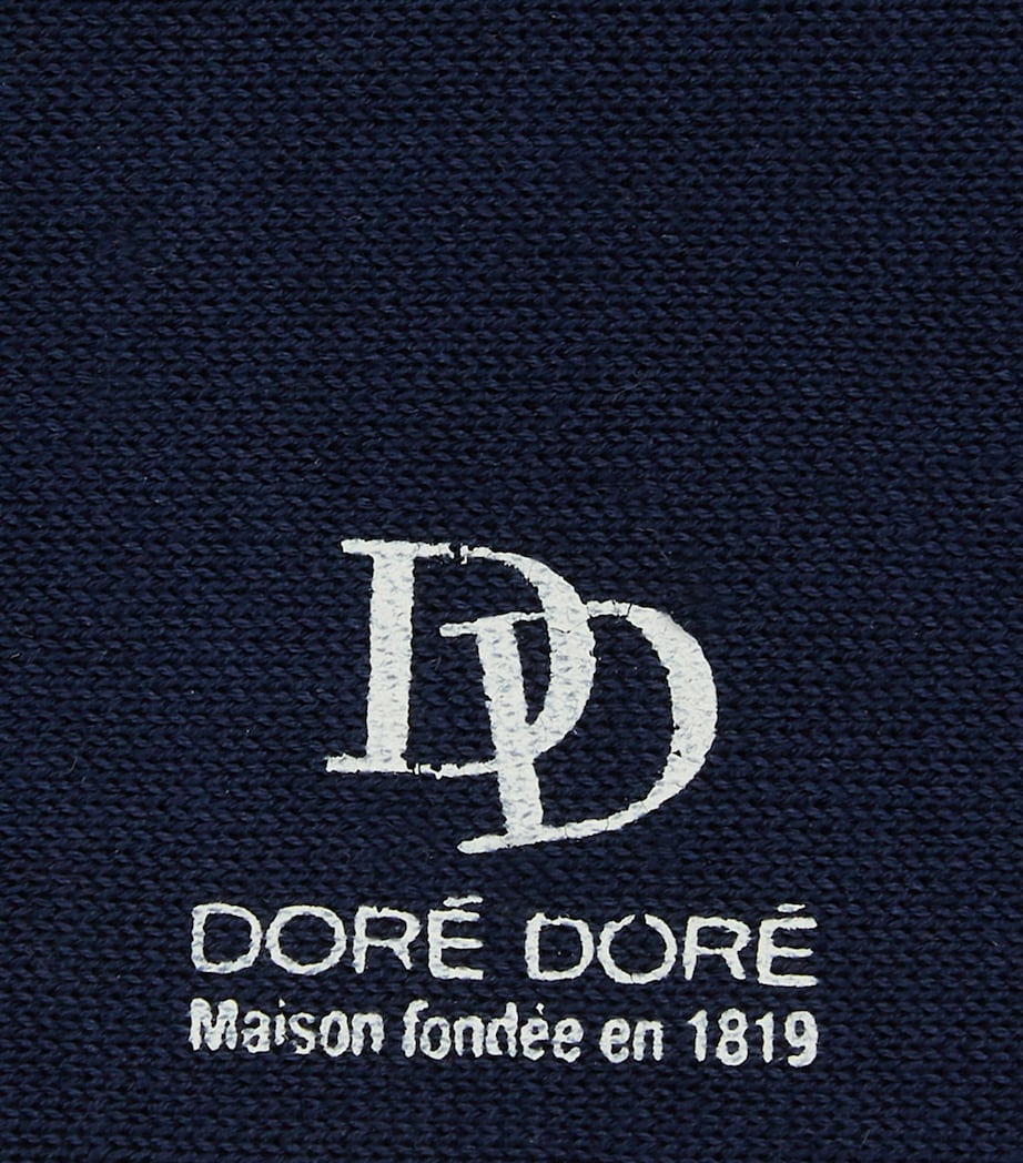 Doré Doré ribbed cotton socks, Italian made - British product