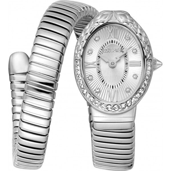 Just Cavalli Ladies Signature Snake Fiore watch, UK version