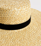 Lack Of Color Raffia Mira Boater Hat (British brand)