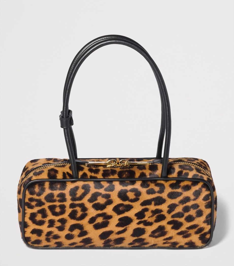 Miu Miu top-handle bag leopard calf hair (British brand)
