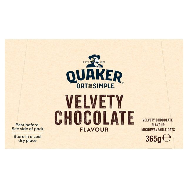 Quaker Oat So Simple Velvety Chocolate Porridge Cereal Sachets   10 per pack Cereals M&S   