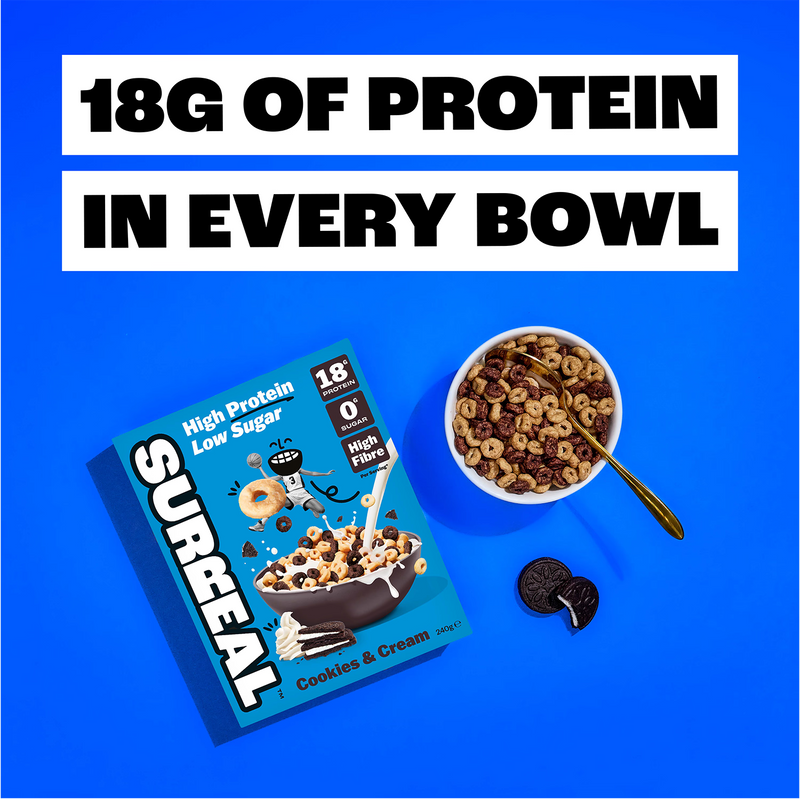 Surreal cereal cookies & cream 240g (British brand)