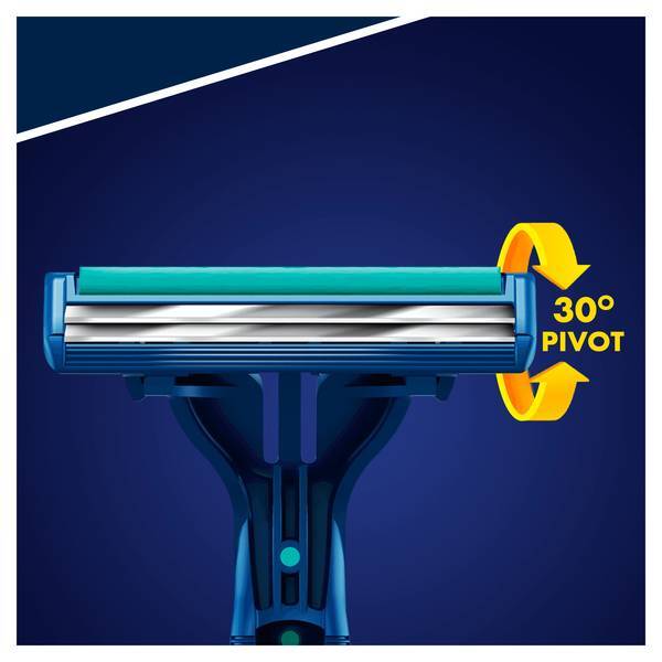 Gillette Blue II Plus Slalom Men's Disposable Razors x8 GOODS Superdrug   