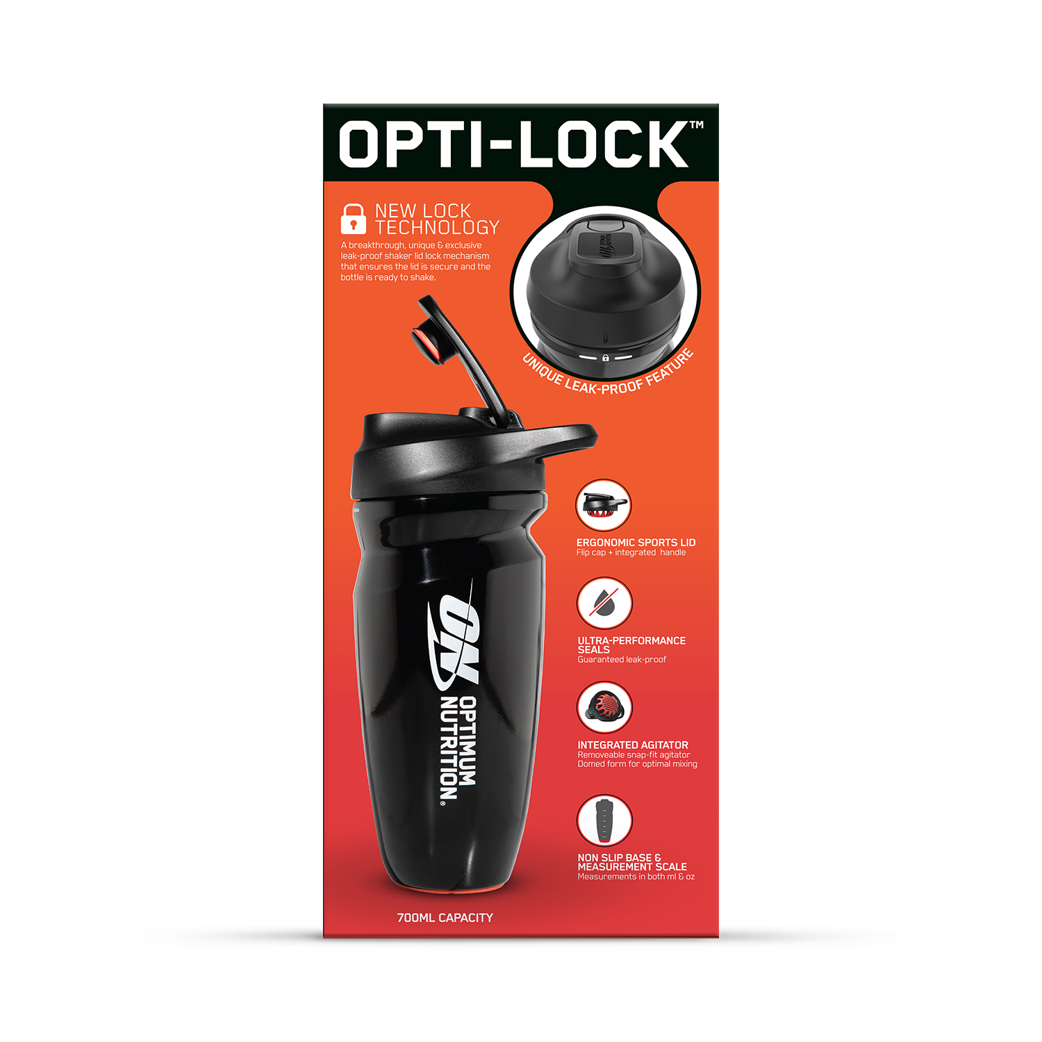 Optimum Nutrition Opti-Shaker shaker bottle - British product