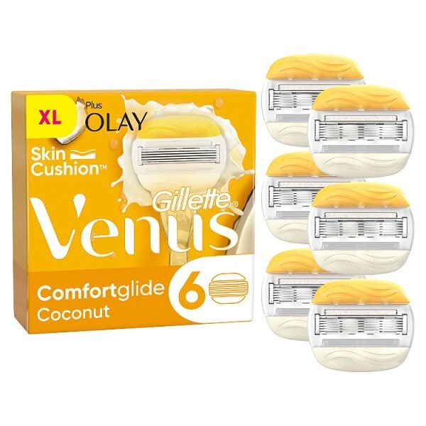 Venus Comfortglide Coconut With Olay Blades 6 Pack GOODS Superdrug   