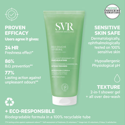 SVR Spirial All-Over Deodorierendes Duschgel 200ml