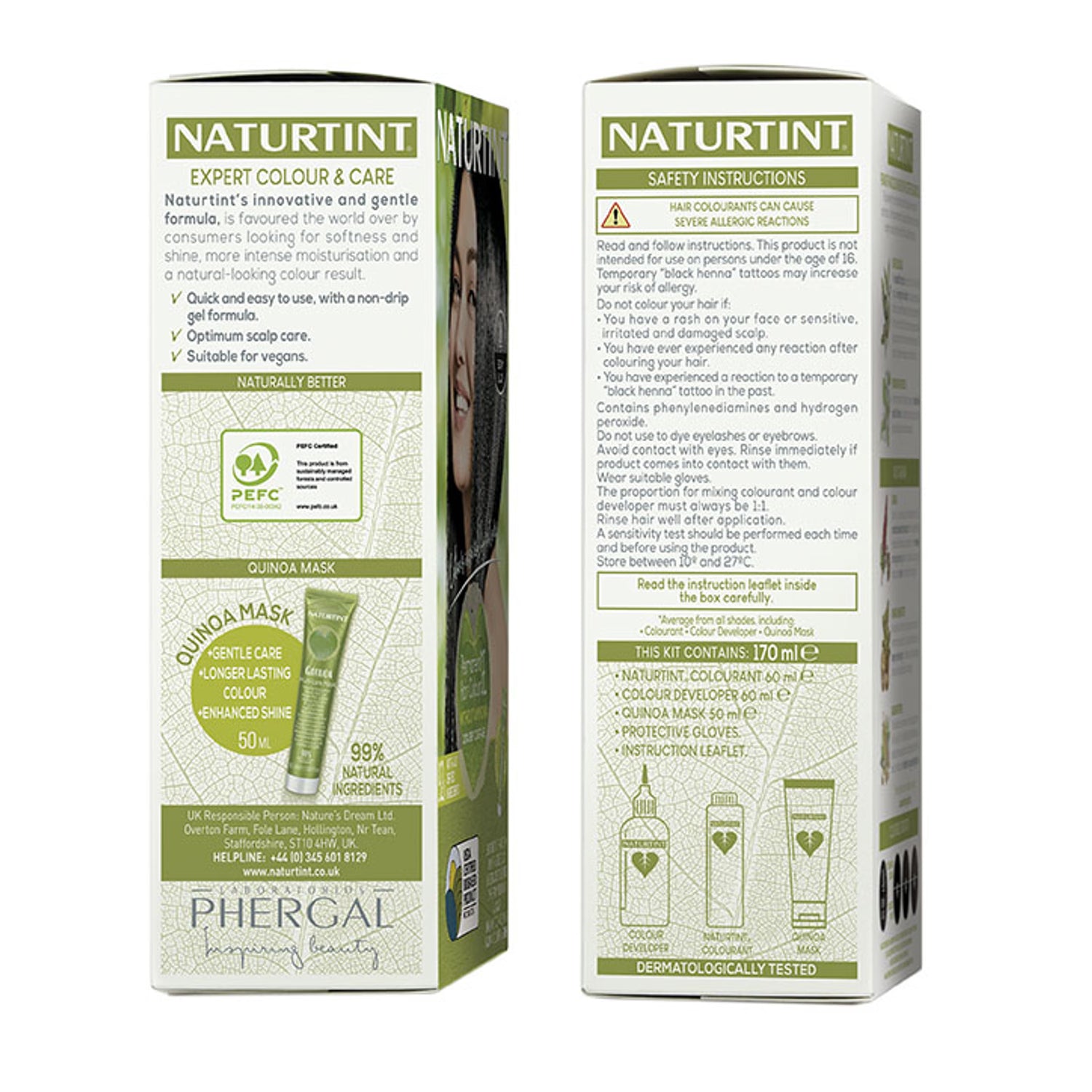 Naturtint permanent hair colour 8N Wheat Germ Blonde - British product