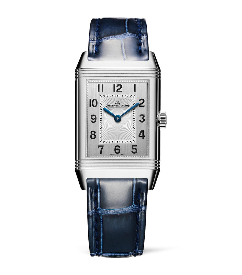 Jaeger-LeCoultre Reverso Classic Duetto stainless steel watch 24.4mm, UK version