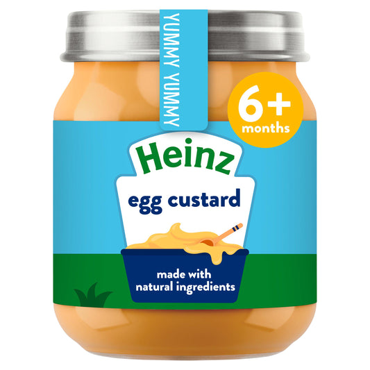 Heinz Egg Custard Baby Food Jar 6+ Months 120g Baby Food Sainsburys   