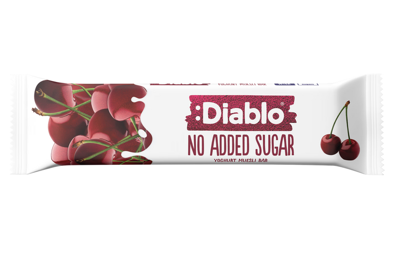 Diablo cherry yoghurt muesli bar 30g, UK version
