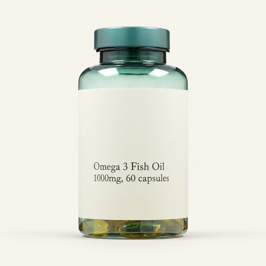 Holland Barrett Omega 3 Fish Oil 1000mg 60 Capsules, UK version
