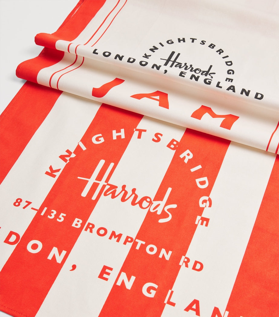 Harrods jam tea towel set of 2, UK version