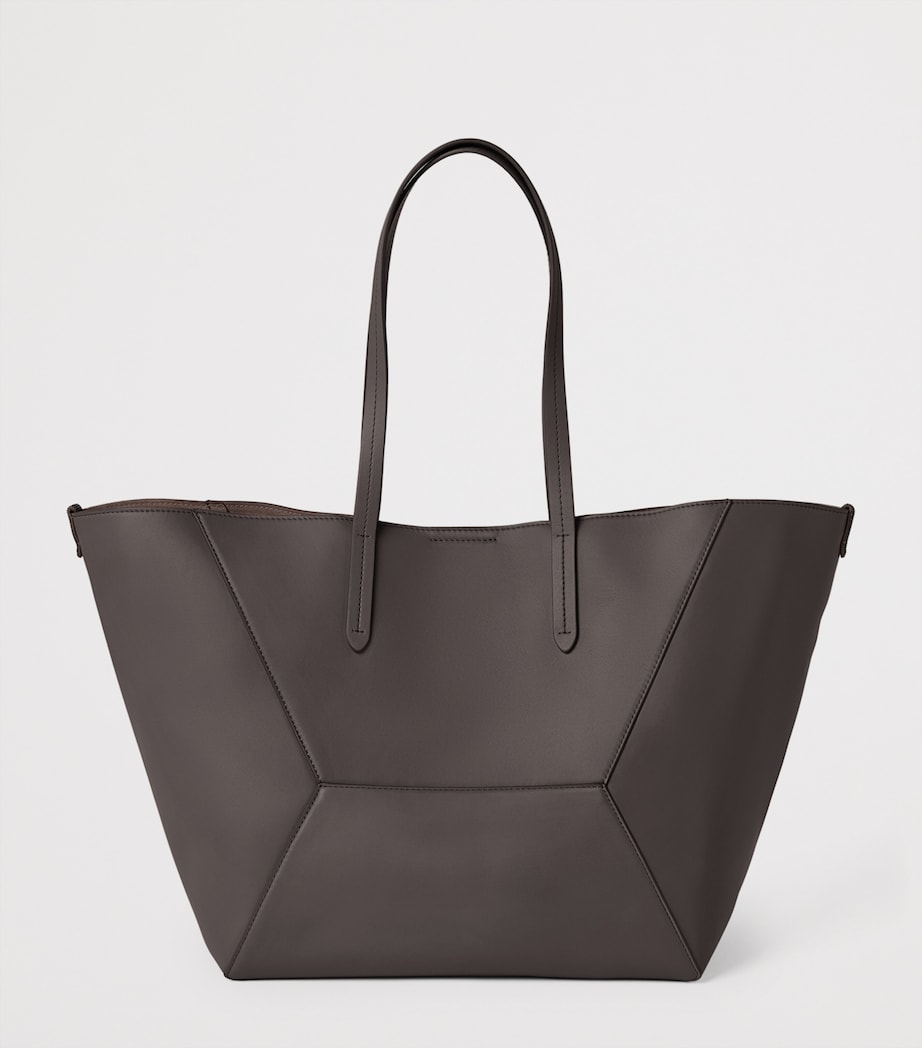 Brunello Cucinelli leather BC Duo tote bag, UK version