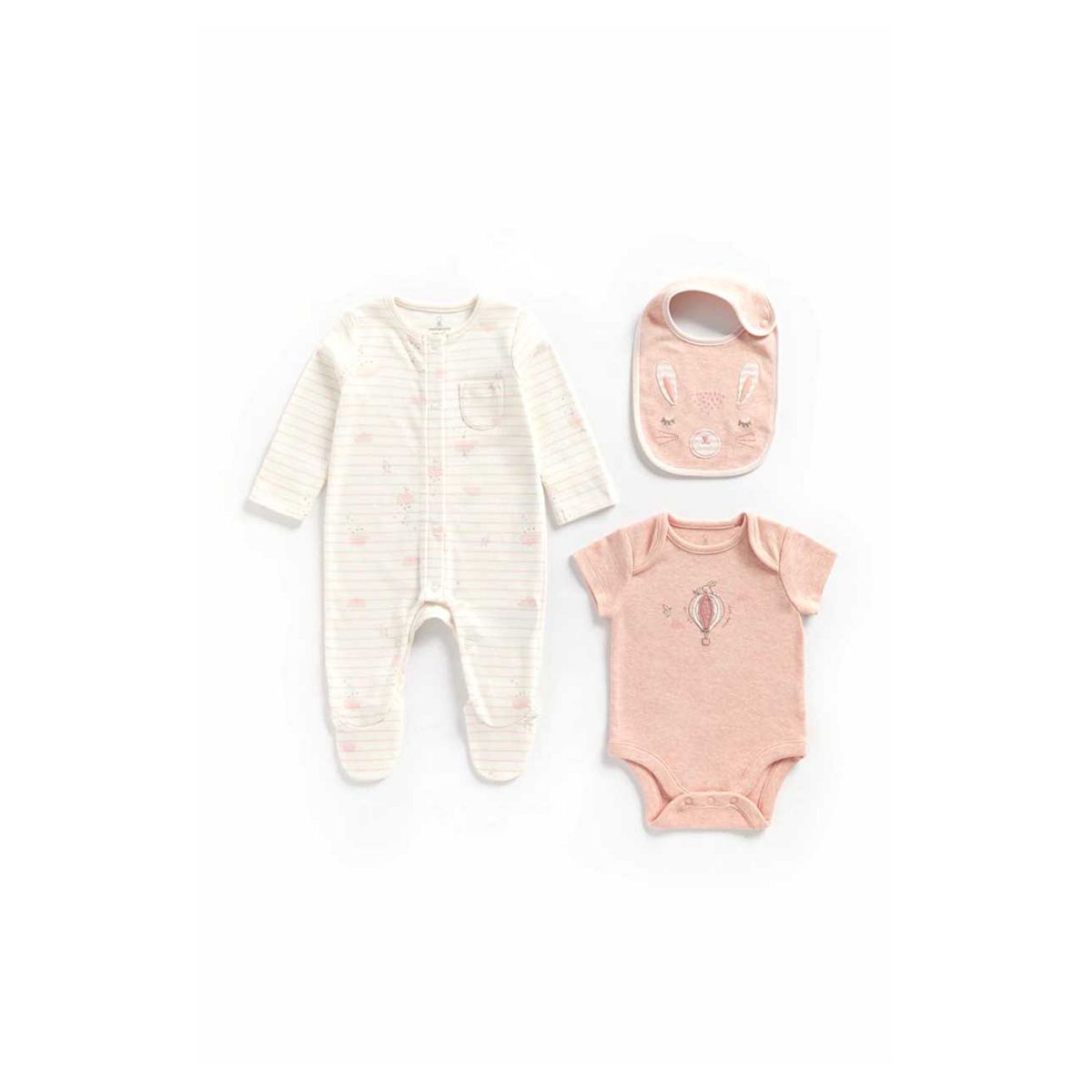 Little Bunny All In One Bodysuit and Bib Set GOODS Boots   