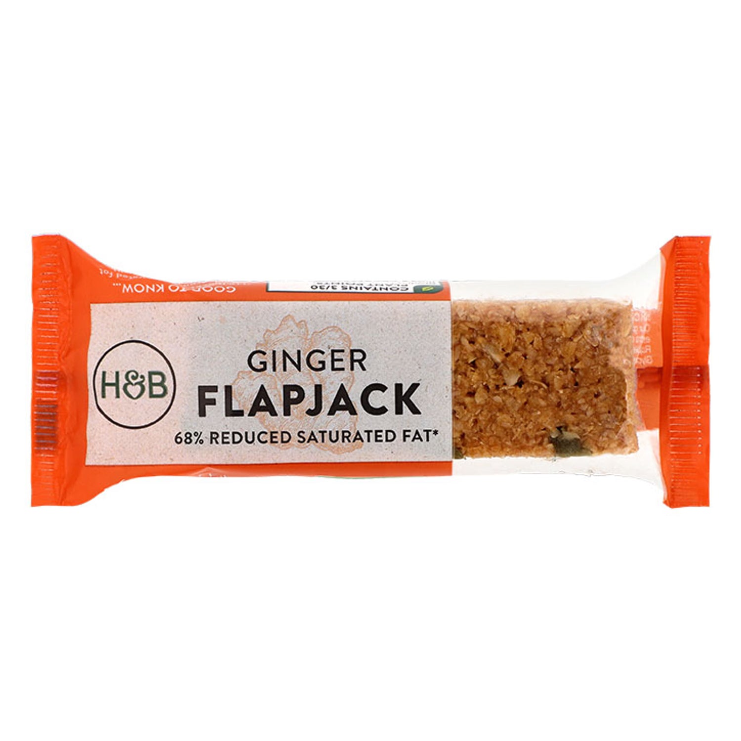 Holland Barrett Ginger Flapjack 80g