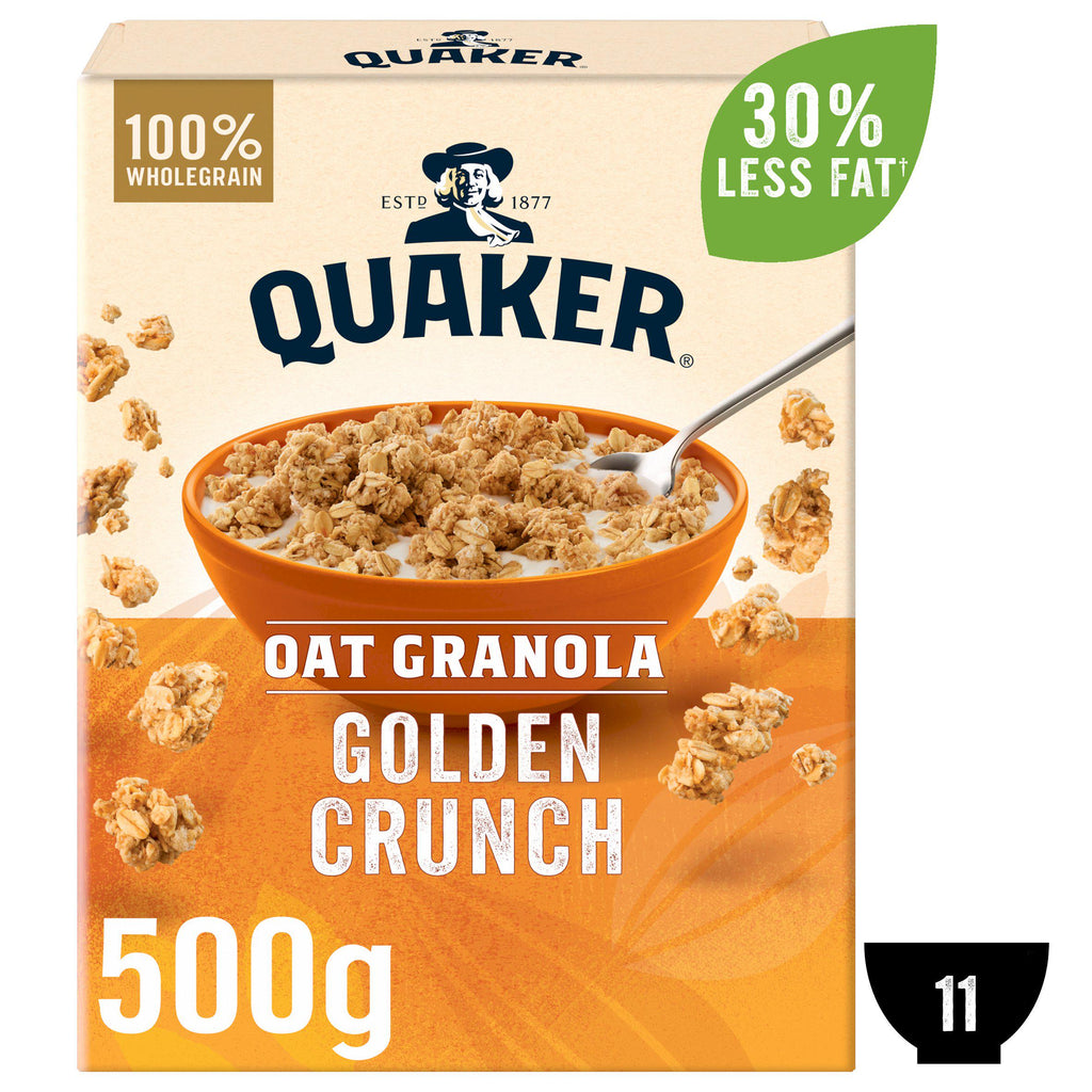 Quaker Oat Golden Crunch Granola 500g