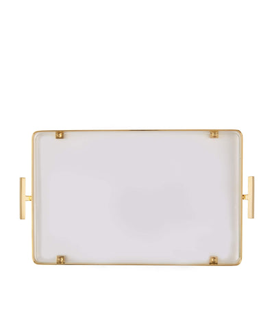 ZODIAC Glass Tray Home Decor 15.5cm x 24.5cm
