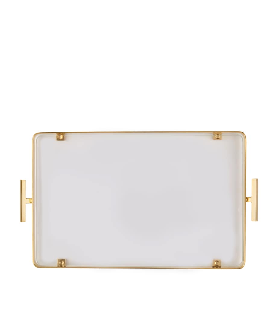 ZODIAC glass tray 15.5cm x 24.5cm (British brand)