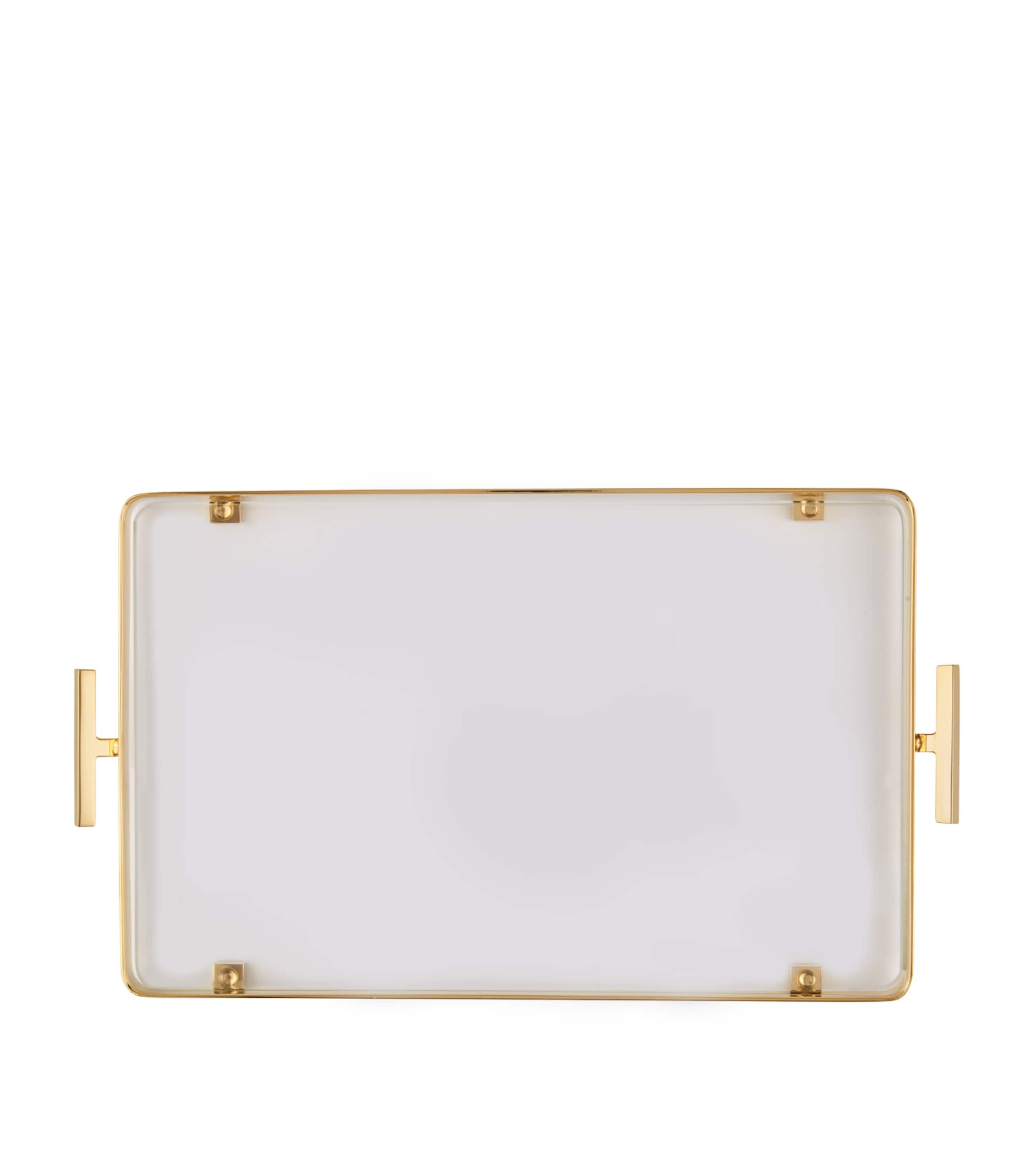 ZODIAC glass tray 15.5cm x 24.5cm (British brand)