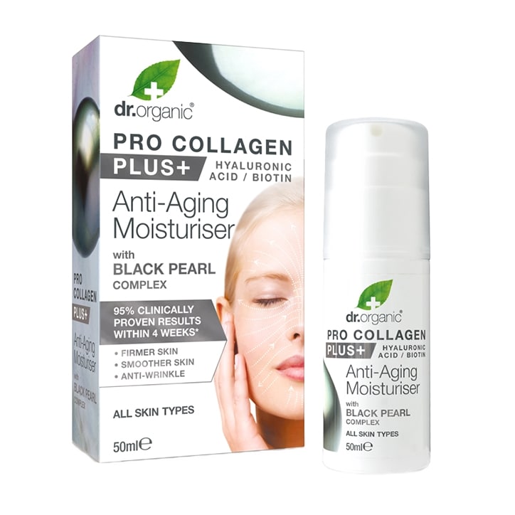 Dr Organic Pro Collagen Plus Black Pearl 50ml