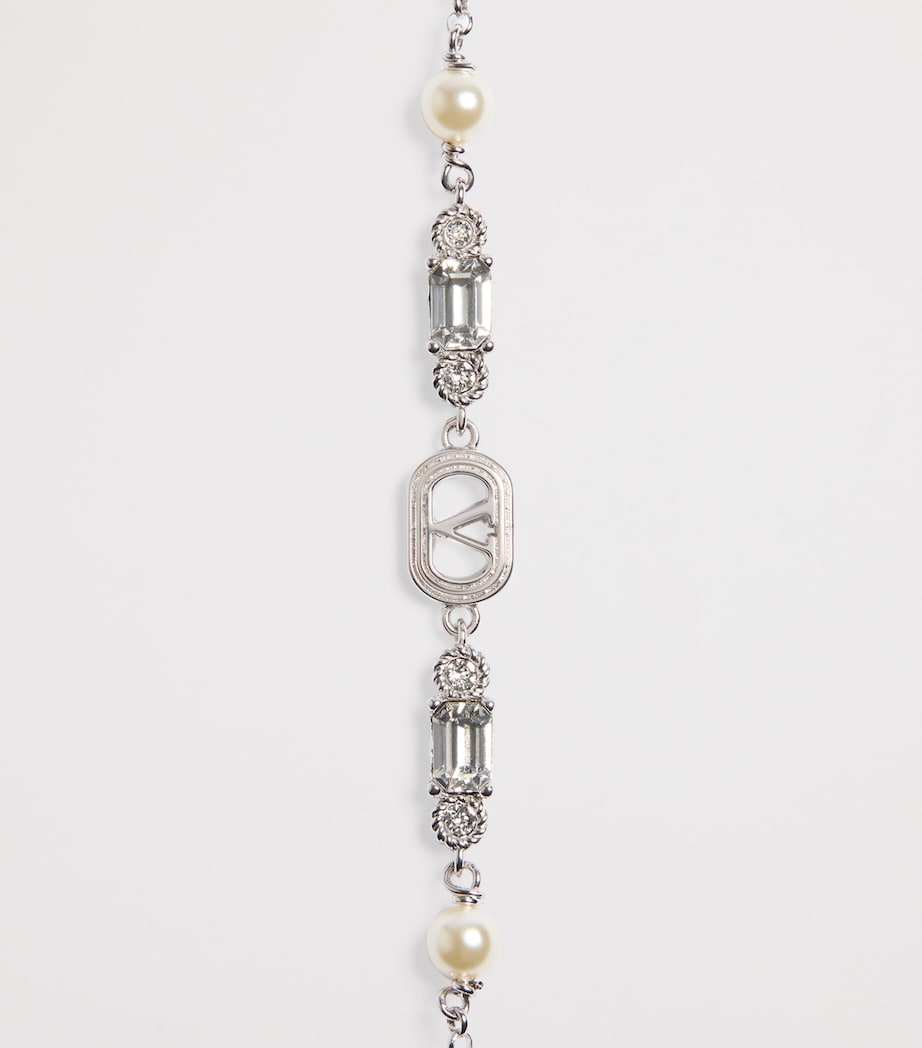 Valentino Garavani Crystal Ovalette bracelet, imported from the UK