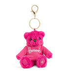 Harrods plush bear keyring with removable hoodie, 9cm height, UK version